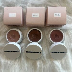 Jones Road Cream Tint Trio — Au Naturel, Pinky Bronze, Dusty Rose